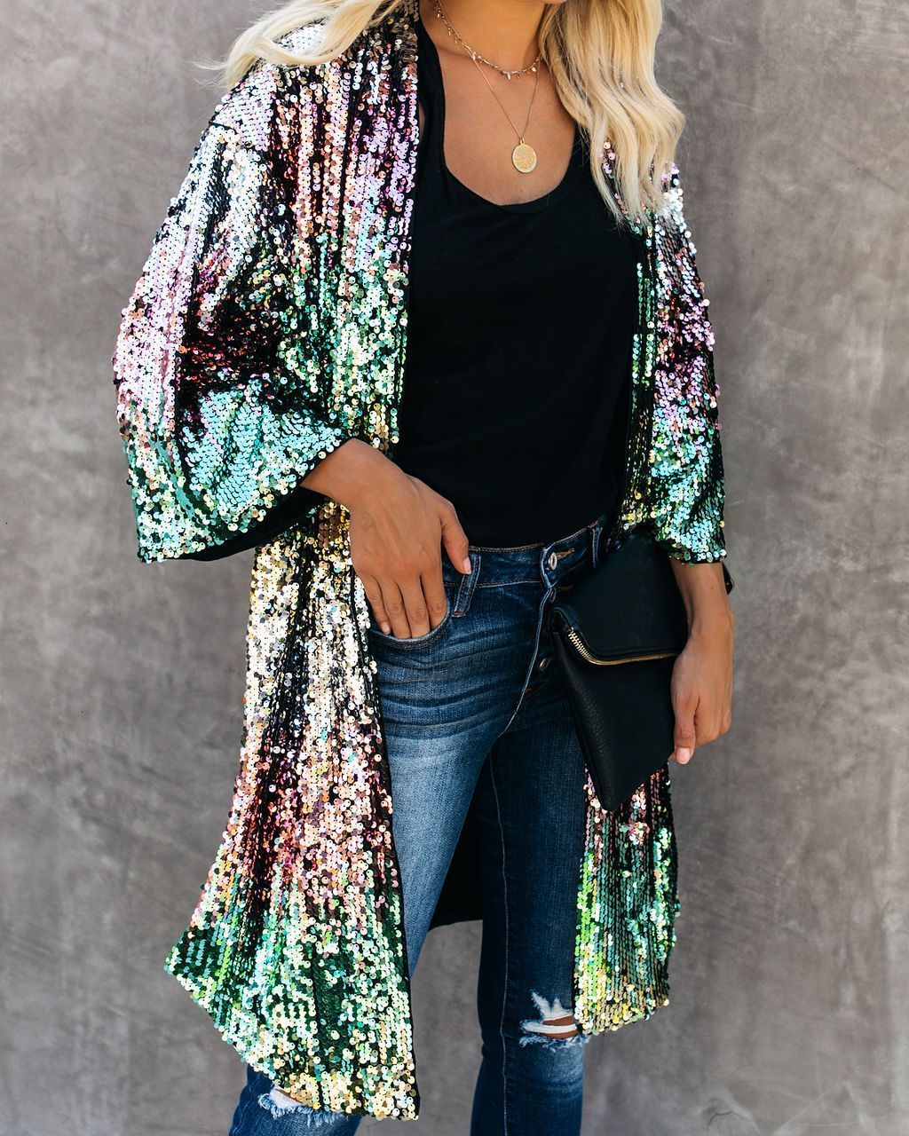 Pari Women's Sequin Duster