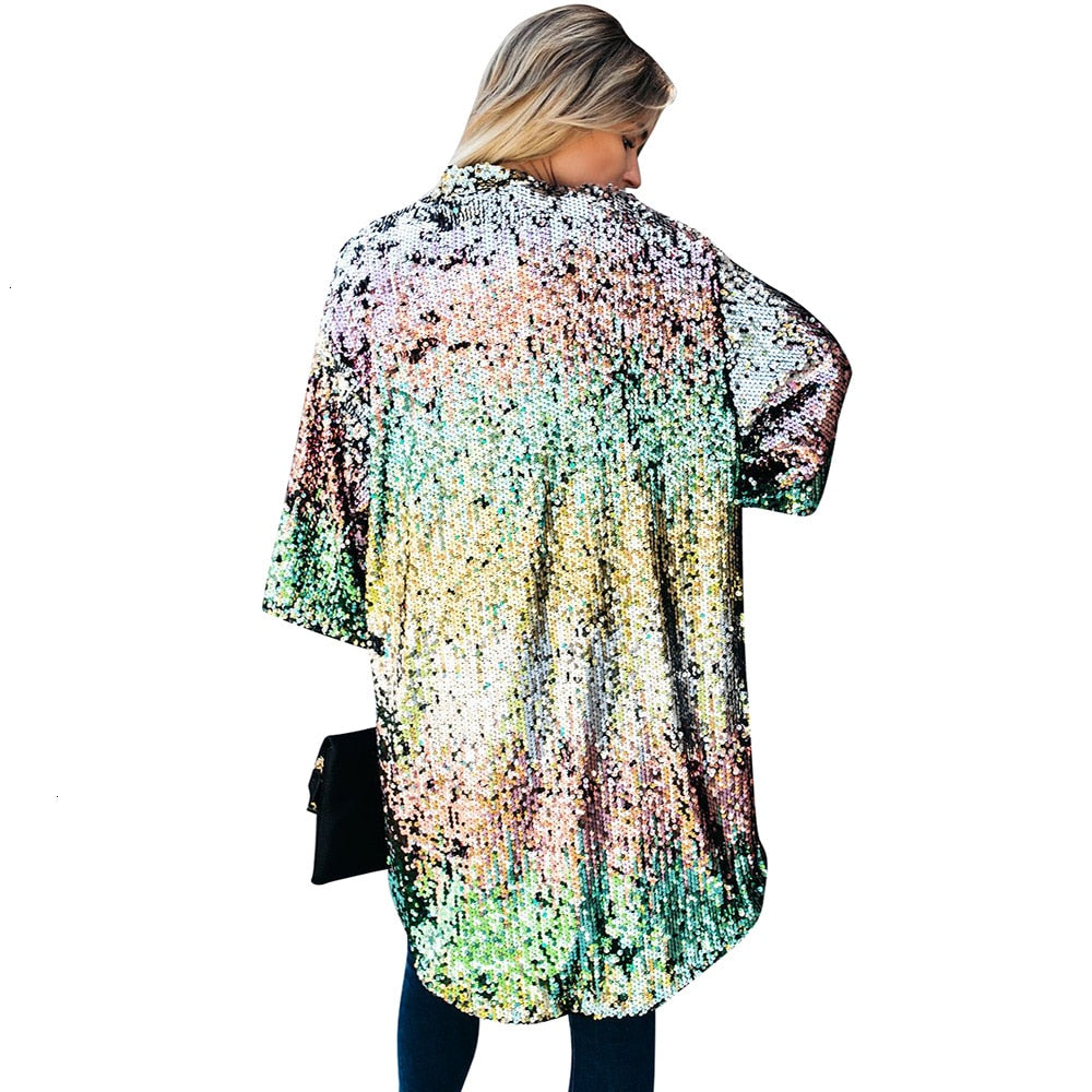 Pari Women's Sequin Duster