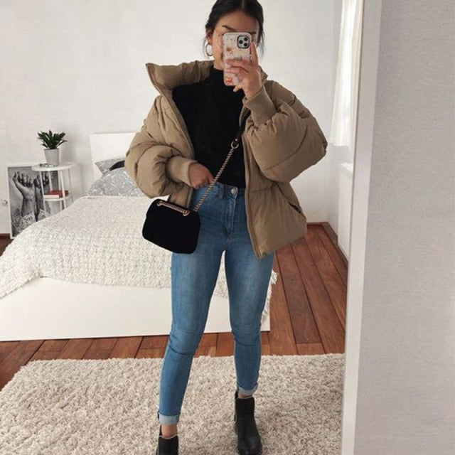 Wooden Women's Puff Jacket