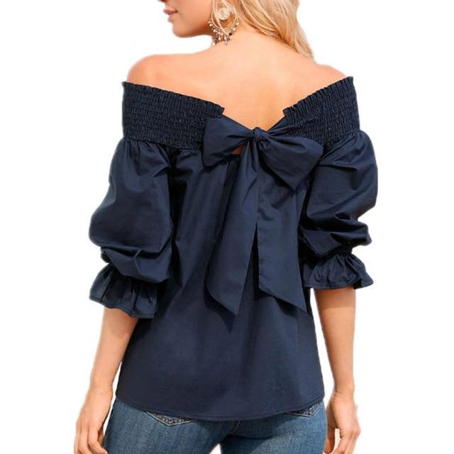 Kyra Women's Puffed-Sleeves Shirt