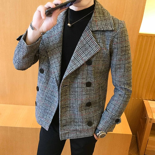 Jain Men's Pea Coat