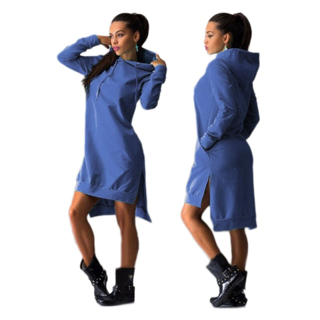 Georgia Hooded Sweatshirt Dress