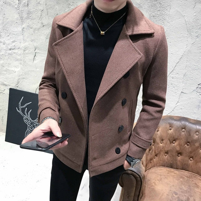 Jain Men's Pea Coat