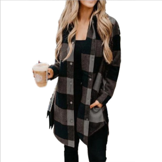 Sonja Women's Plaid Shirt