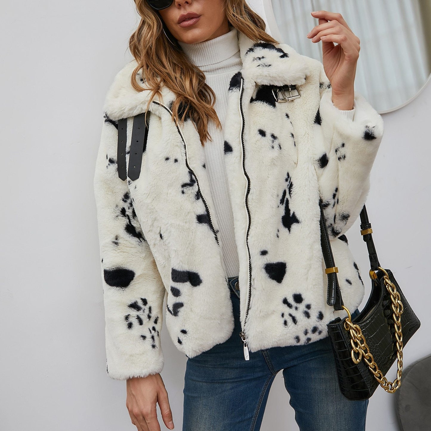 Sol Women's Faux Fur Jacket