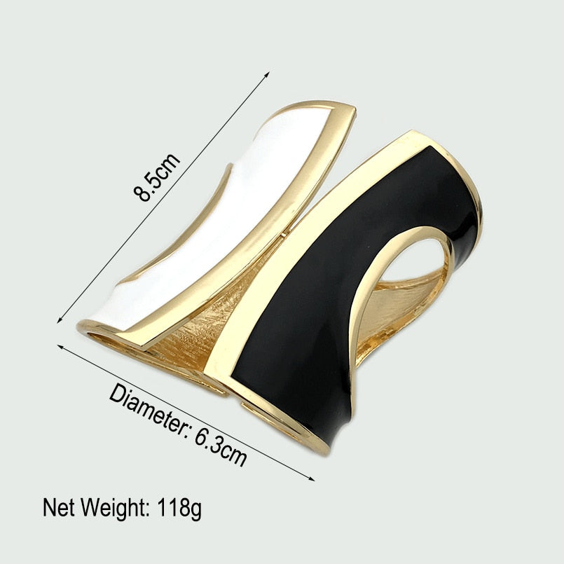 Veronika Enamel Cuff Bracelet