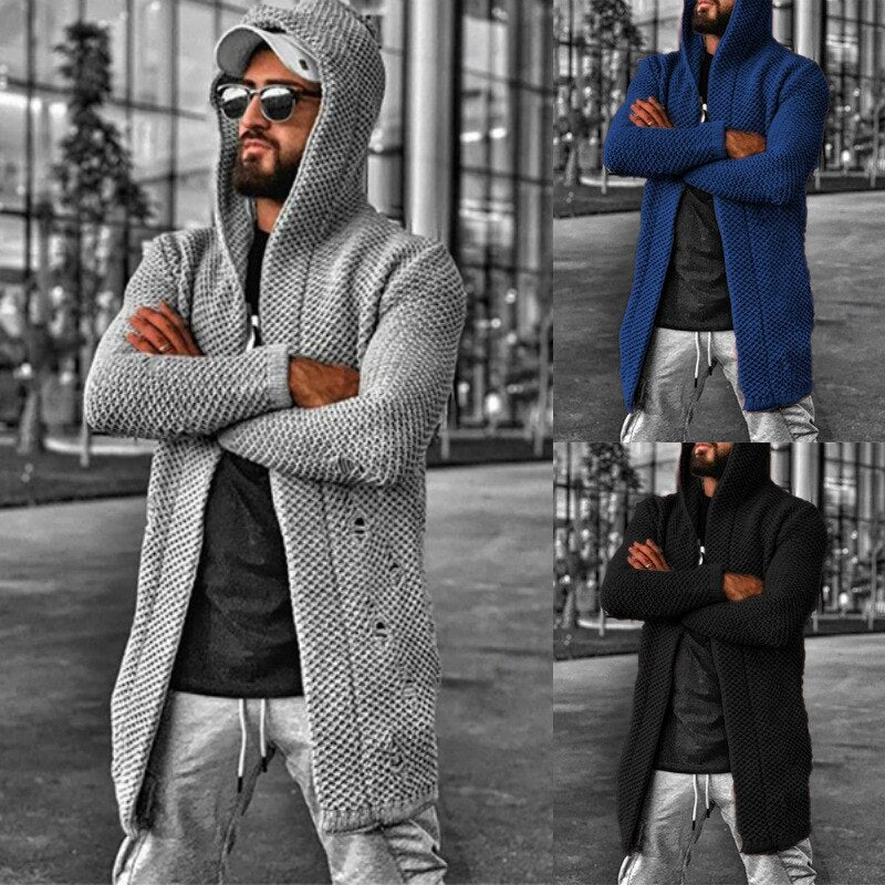 Basilio Men's Hooded Duster