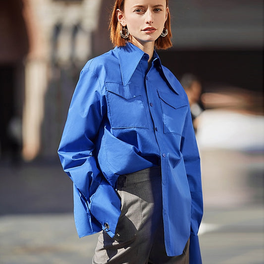 Leda Front Button Overshirt