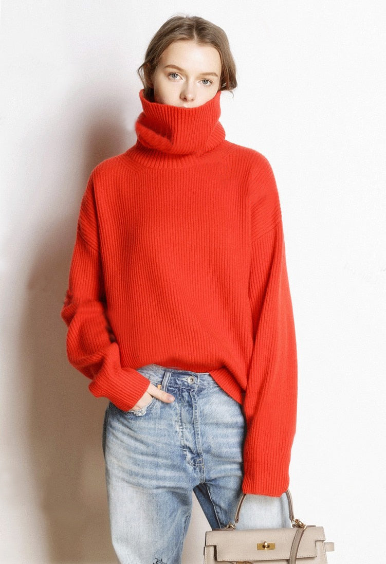 Hilma Women's Turtleneck Sweater