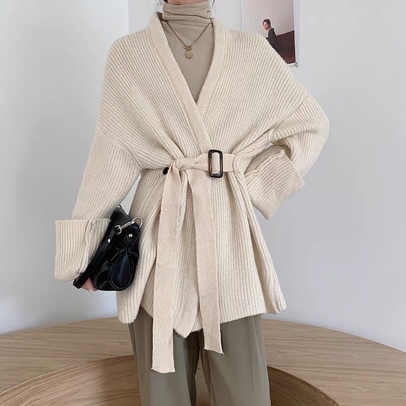 Laurel Women's Belted Cardigan Sweater