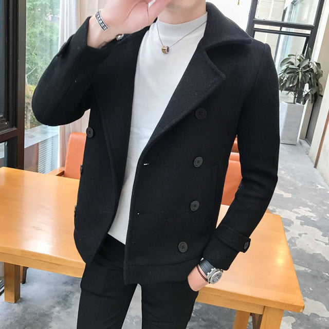 Jain Men's Pea Coat