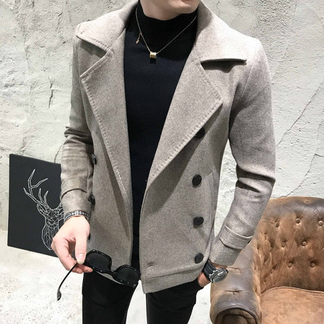 Jain Men's Pea Coat