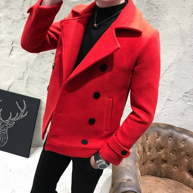 Jain Men's Pea Coat