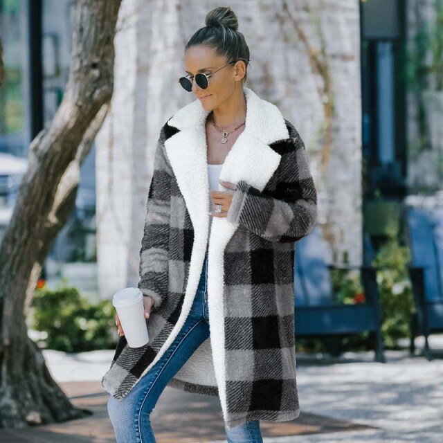Alexandrina Women's Plaid Coat
