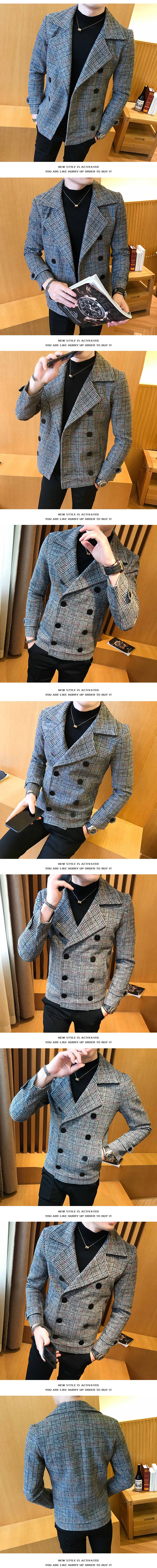 Jain Men's Pea Coat